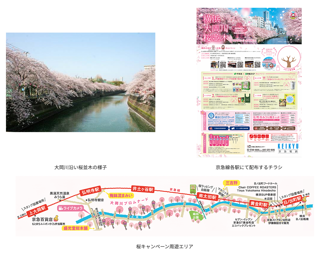 日ノ出町~上大岡エリアで桜キャンペーンを実施します!